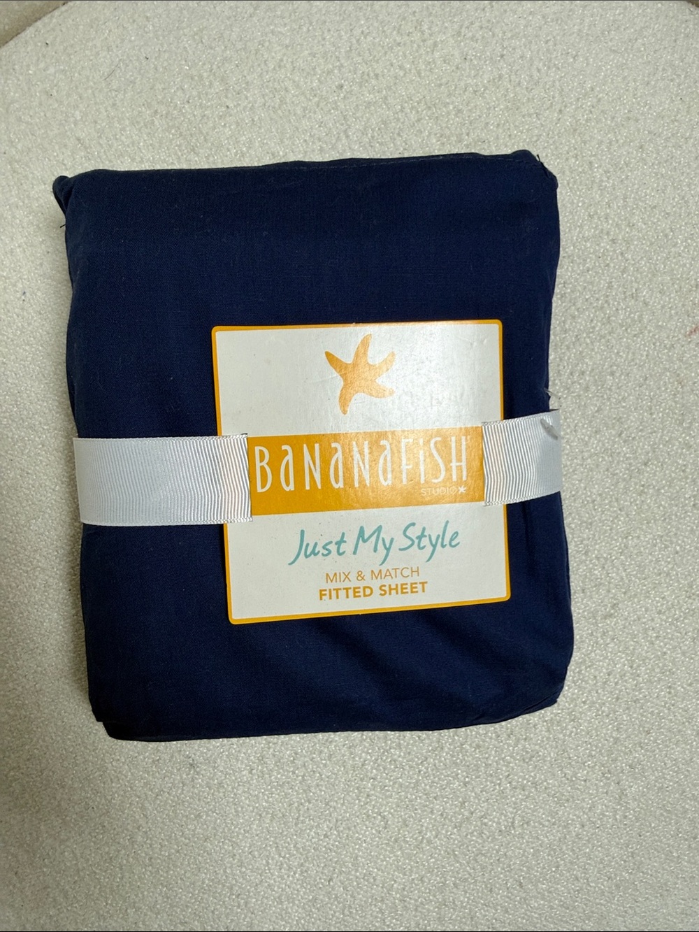 Banana Republic Navy Blue Fitted Sheet